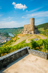 Landshut Castle near Bernkastel-Kues, view of Kues, one of the most beautiful Moselle castles, Moselle loop also worth seeing, Landshut Castle near Bernkastel-Kues, view of Kues, one of the most beautiful Moselle castles, Moselle loop also worth seeing,